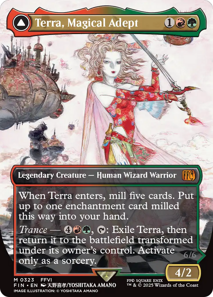 Terra, Magical Adept // Esper Terra (Borderless) [FINAL FANTASY] | Chromatic Games