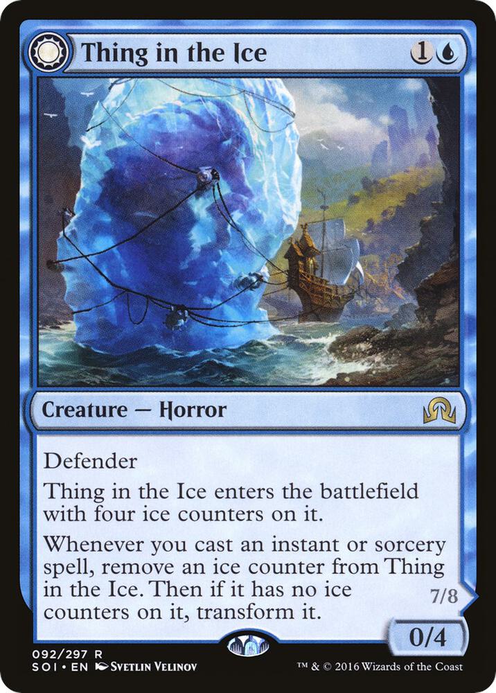 Thing in the Ice // Awoken Horror 92/297 (Shadows over Innistrad)  | Chromatic Games