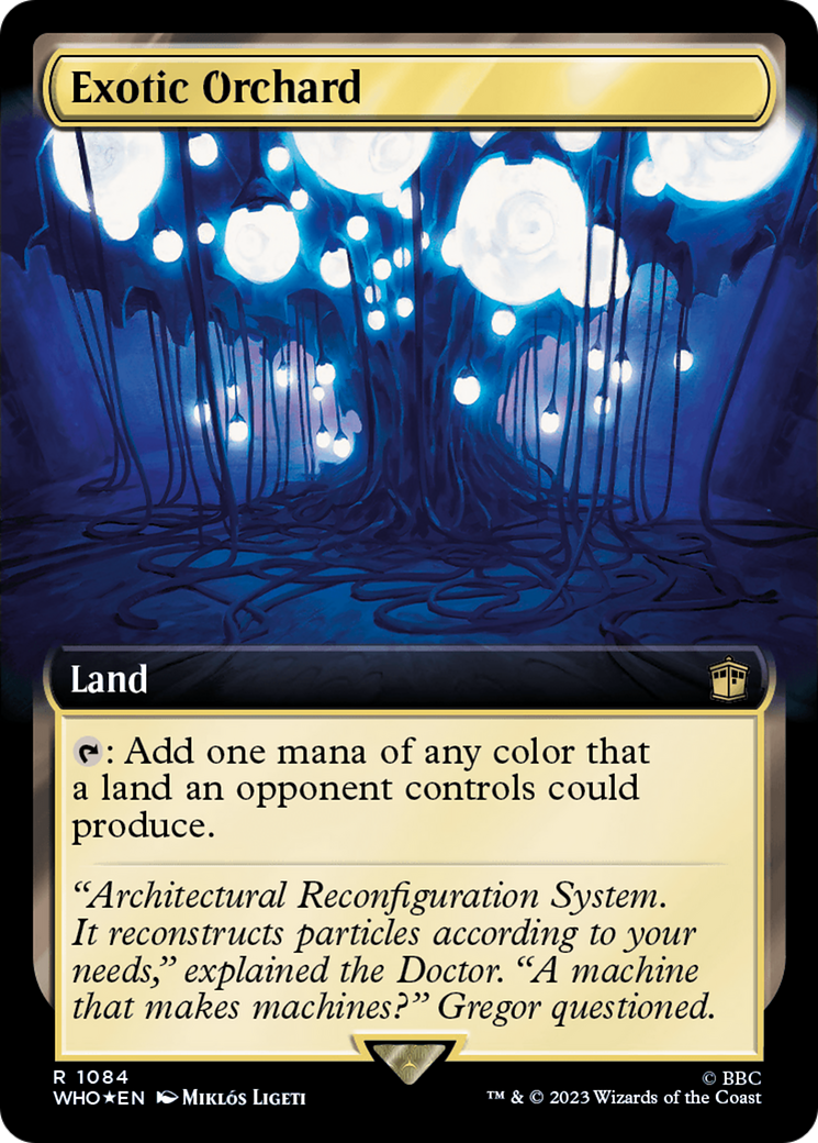 Exotic Orchard (Extended Art) (Surge Foil) [Doctor Who] | Chromatic Games