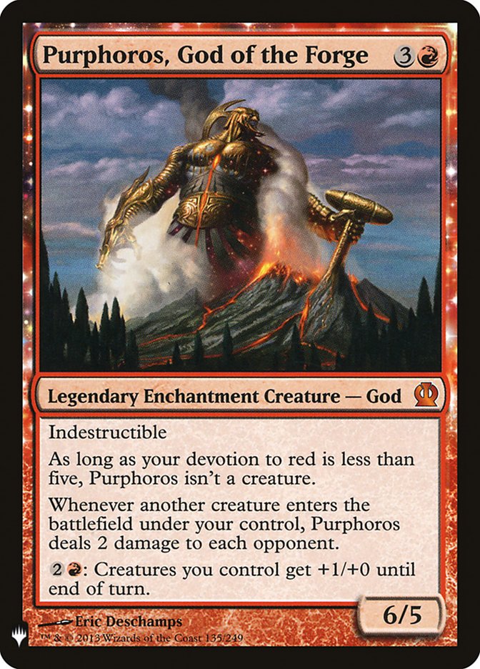 Purphoros, God of the Forge [Mystery Booster] | Chromatic Games