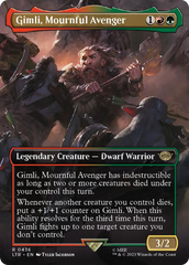 Gimli, Mournful Avenger (Borderless Alternate Art) [The Lord of the Rings: Tales of Middle-Earth] | Chromatic Games