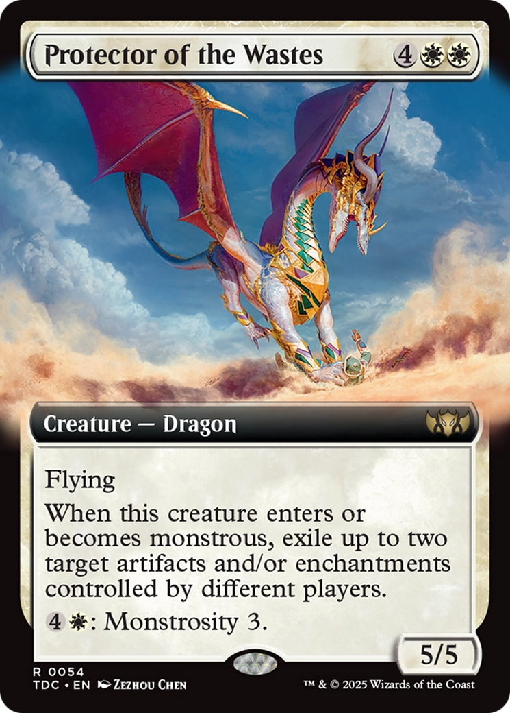 Protector of the Wastes (Extended Art) [Tarkir: Dragonstorm Commander] | Chromatic Games