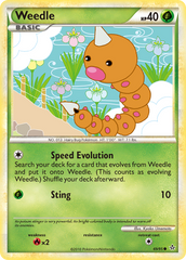 Weedle (69/95) [HeartGold & SoulSilver: Unleashed] | Chromatic Games