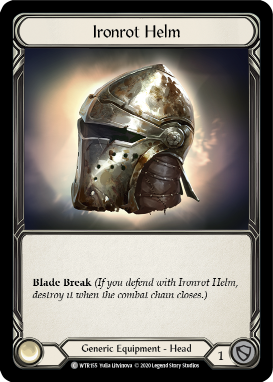 Ironrot Helm [U-WTR155] (Welcome to Rathe Unlimited)  Unlimited Rainbow Foil | Chromatic Games