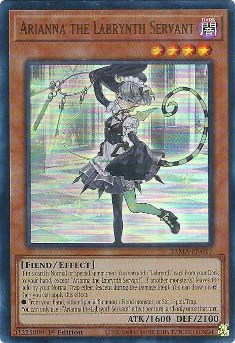 Arianna the Labrynth Servant [TAMA-EN017] Ultra Rare | Chromatic Games