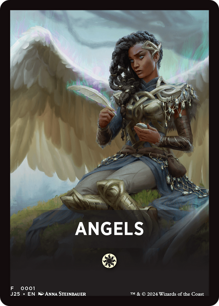 Angels Theme Card [Foundations Jumpstart Front Cards] | Chromatic Games