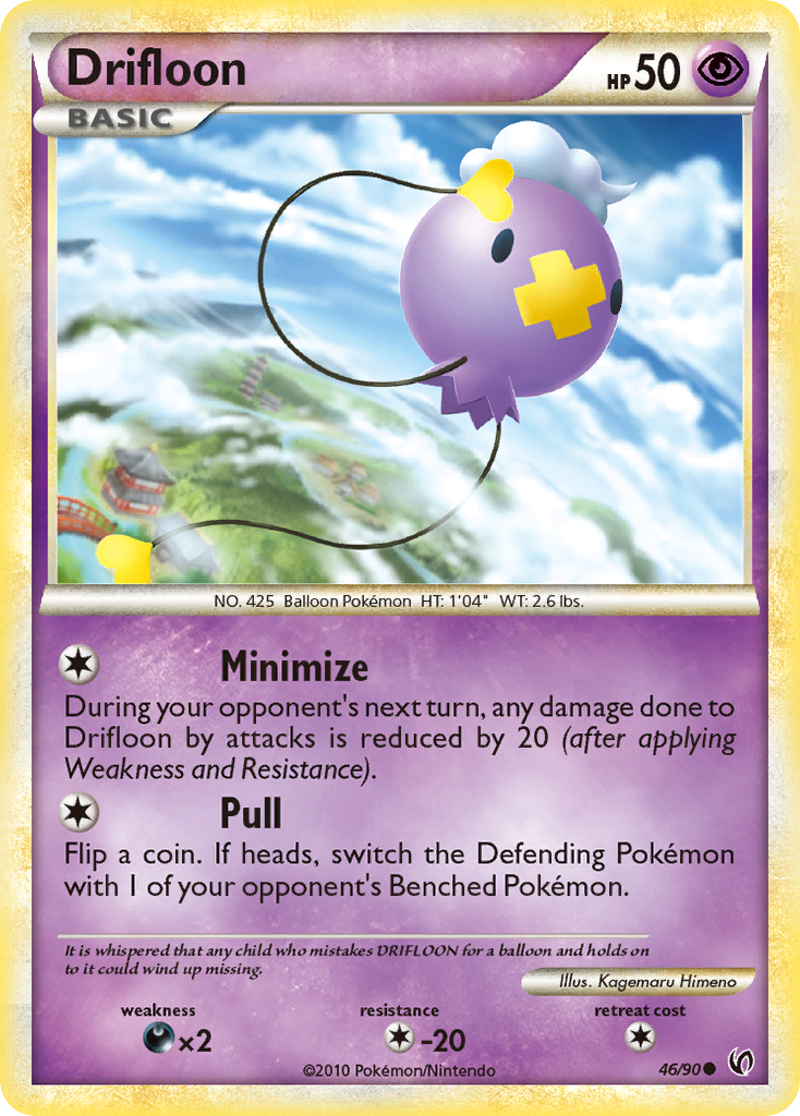 Drifloon (46/90) [HeartGold & SoulSilver: Undaunted] | Chromatic Games