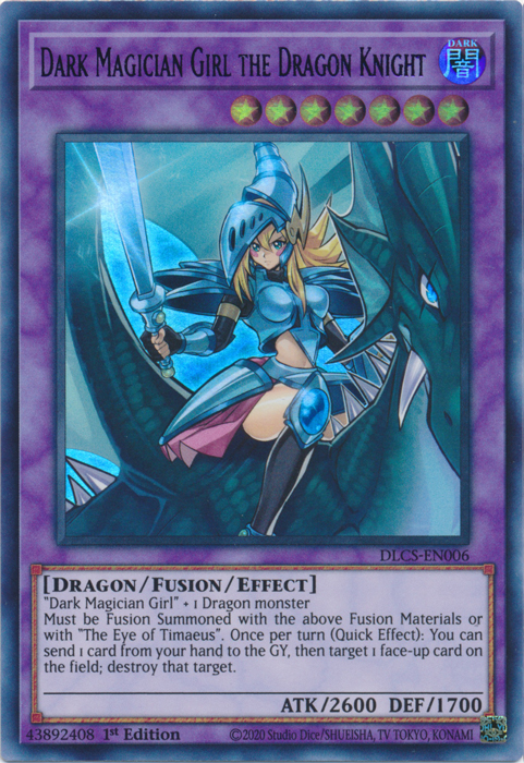 Dark Magician Girl the Dragon Knight (Purple) [DLCS-EN006] Ultra Rare | Chromatic Games
