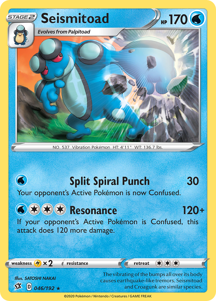 Seismitoad (046/192) [Sword & Shield: Rebel Clash] | Chromatic Games