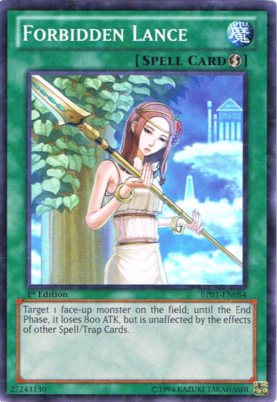 Forbidden Lance [BP01-EN084] Starfoil Rare | Chromatic Games