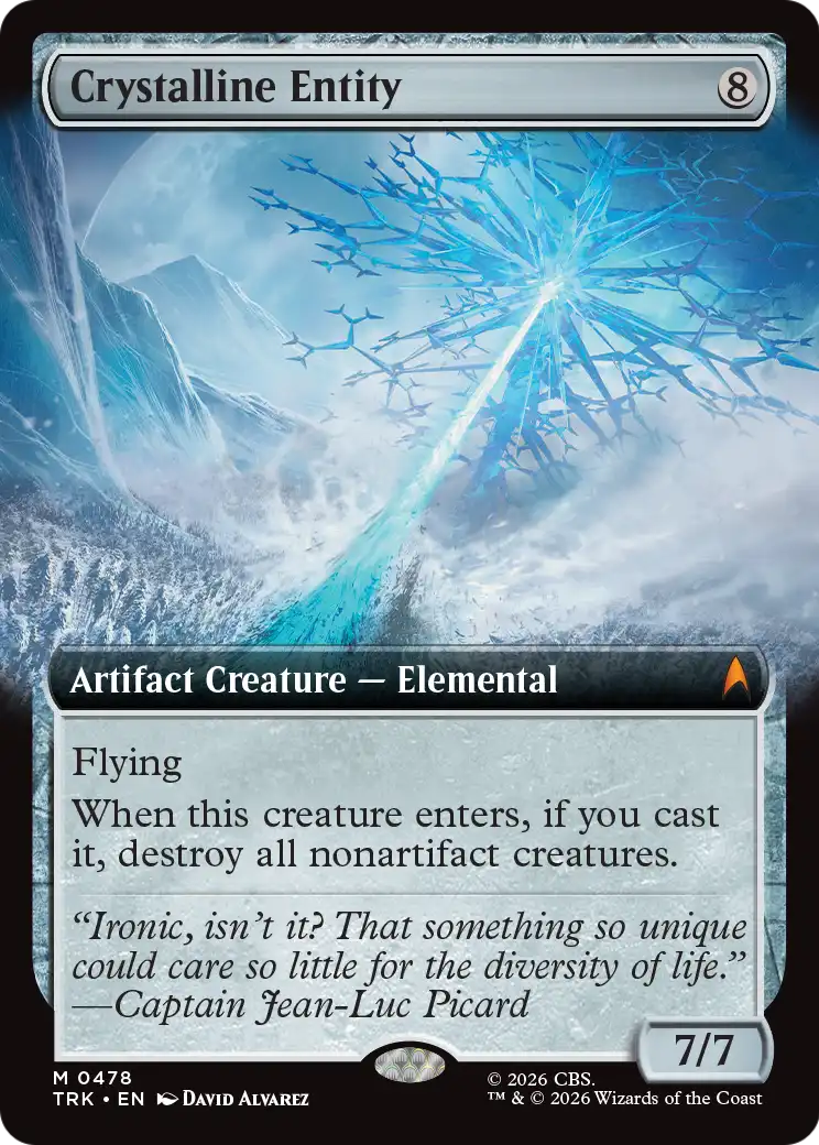 Crystalline Entity (Extended Art) [Star Trek] | Chromatic Games