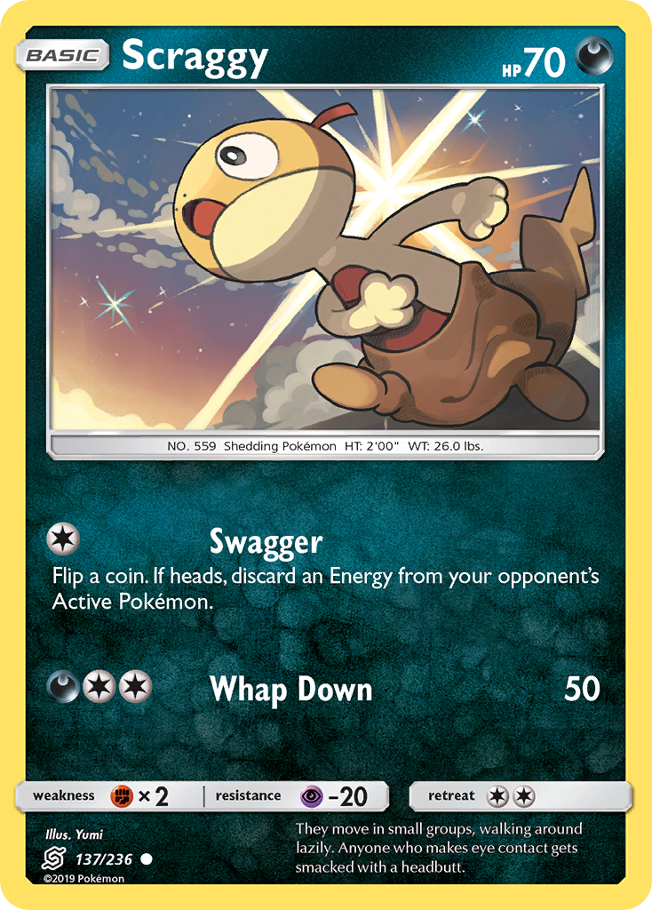 Scraggy (137/236) [Sun & Moon: Unified Minds] | Chromatic Games