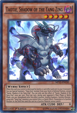 Taotie, Shadow of the Yang Zing [MP15-EN150] Super Rare | Chromatic Games