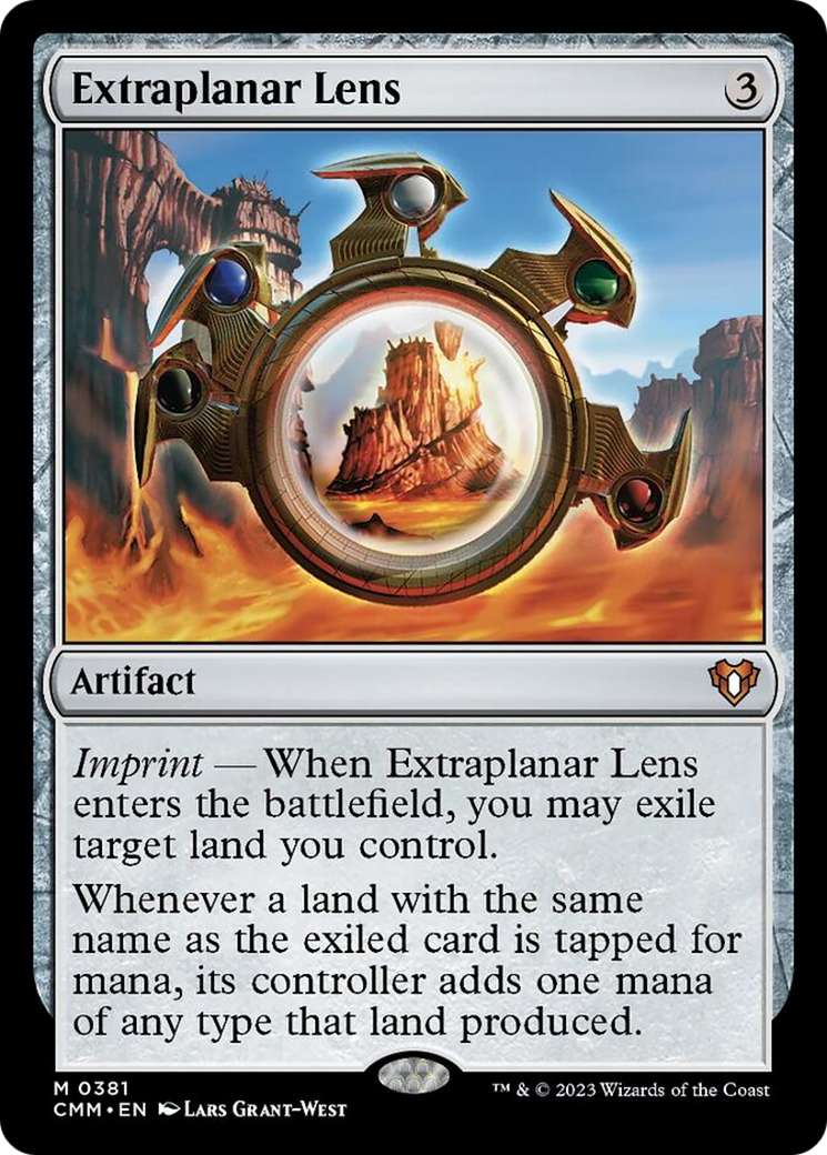 Extraplanar Lens [Commander Masters] | Chromatic Games