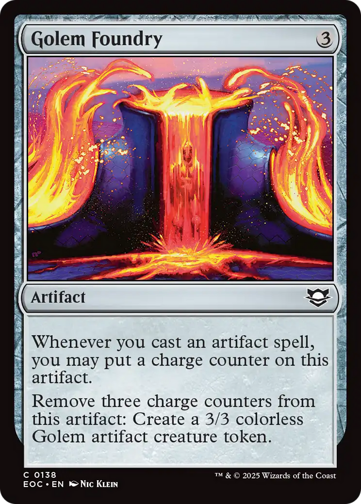 Golem Foundry [Edge of Eternities Commander] | Chromatic Games