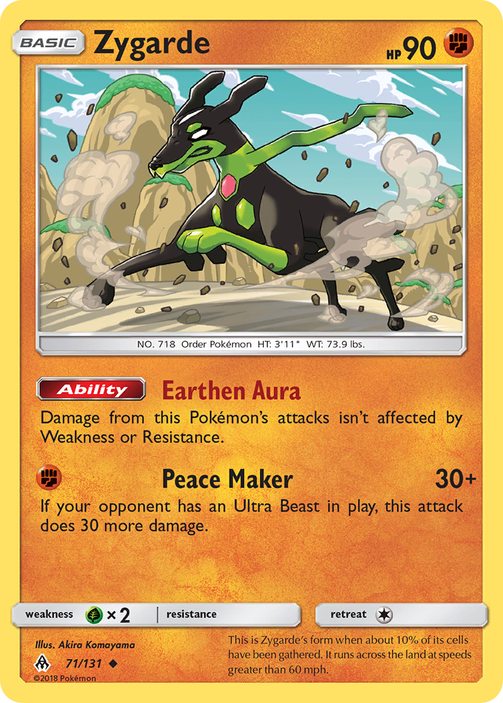 Zygarde (71/131) [Sun & Moon: Forbidden Light] | Chromatic Games