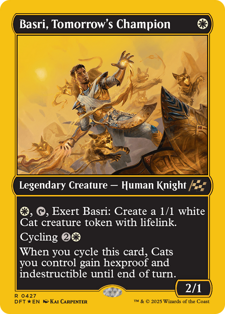 Basri, Tomorrow's Champion (First-Place Foil) [Aetherdrift] | Chromatic Games