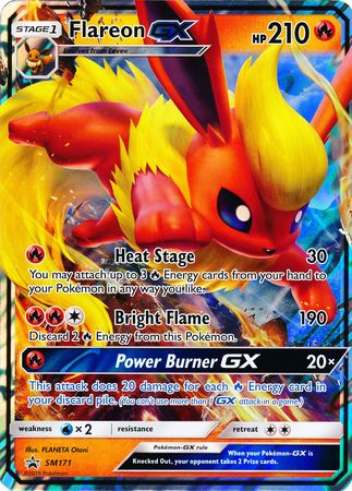 Flareon GX (SM171) (Jumbo Card) [Sun & Moon: Black Star Promos] | Chromatic Games