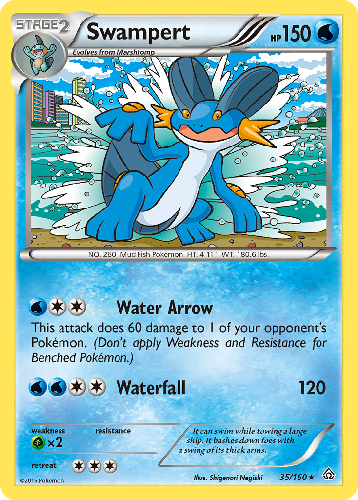 Swampert (35/160) [XY: Primal Clash] | Chromatic Games