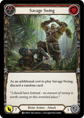 Savage Swing (Red) [U-WTR020] (Welcome to Rathe Unlimited)  Unlimited Normal | Chromatic Games