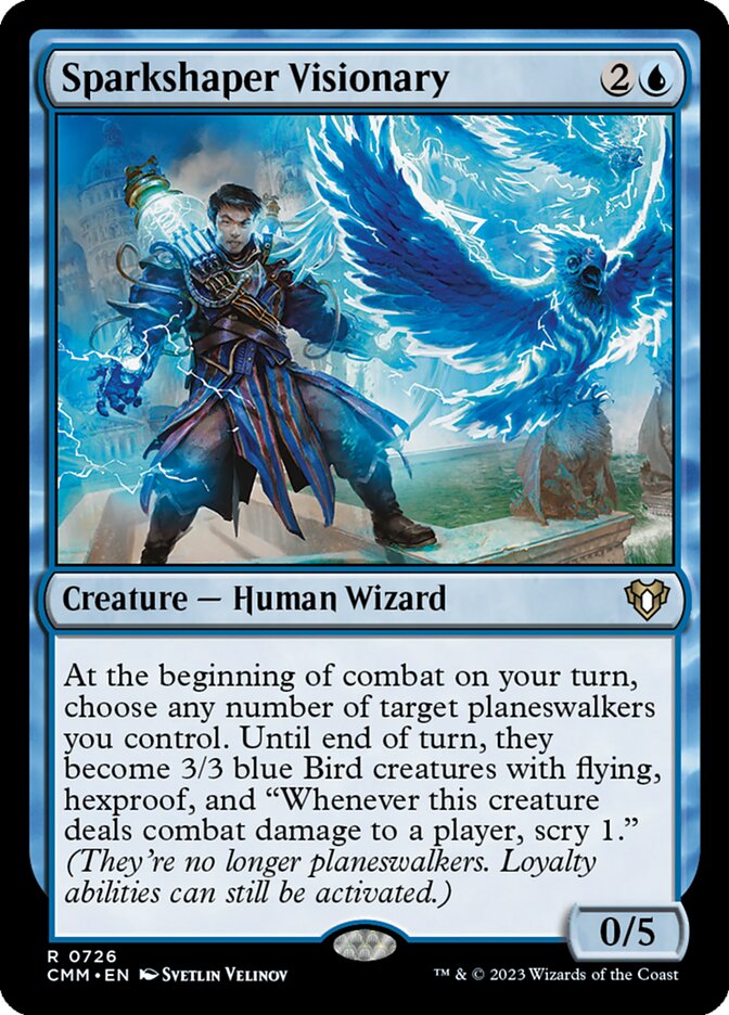 Sparkshaper Visionary 726/451 (Commander Masters)  | Chromatic Games