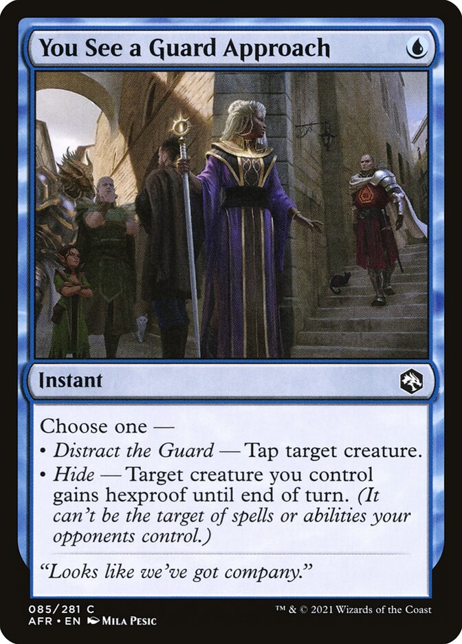 You See a Guard Approach 85 (Adventures in the Forgotten Realms)  | Chromatic Games