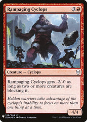 Rampaging Cyclops [Mystery Booster] | Chromatic Games