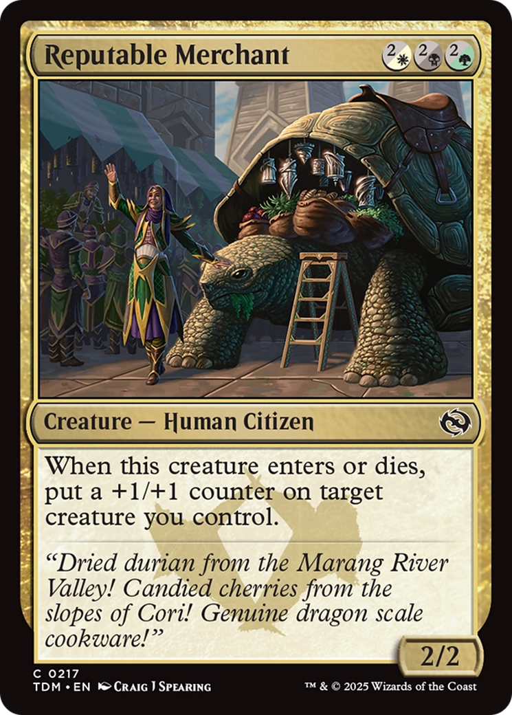 Reputable Merchant [Tarkir: Dragonstorm] | Chromatic Games