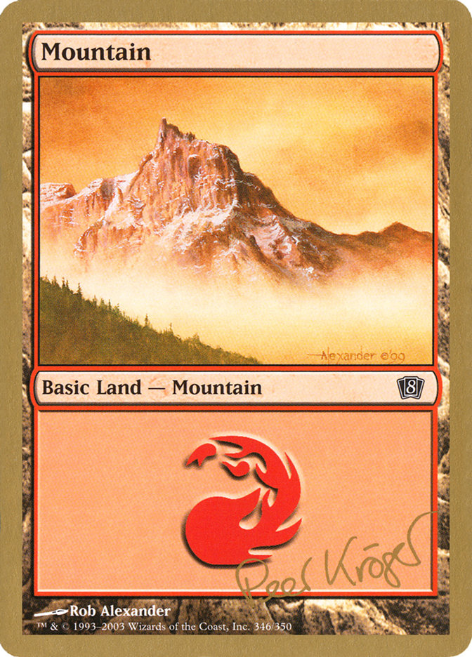 Mountain (pk346) (Peer Kroger) [World Championship Decks 2003] | Chromatic Games