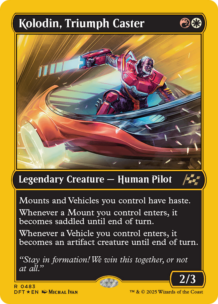 Kolodin, Triumph Caster (First-Place Foil) [Aetherdrift] | Chromatic Games