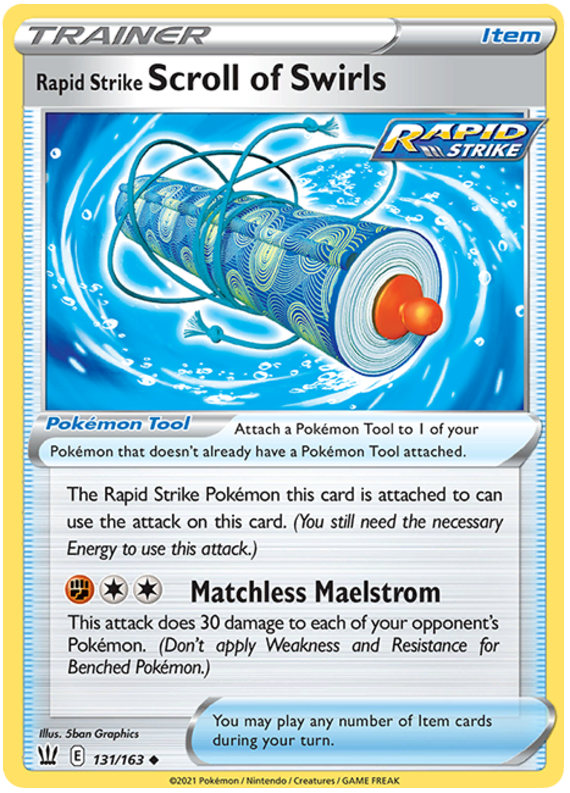 Rapid Strike Scroll of Swirls (131/163) [Sword & Shield: Battle Styles] | Chromatic Games