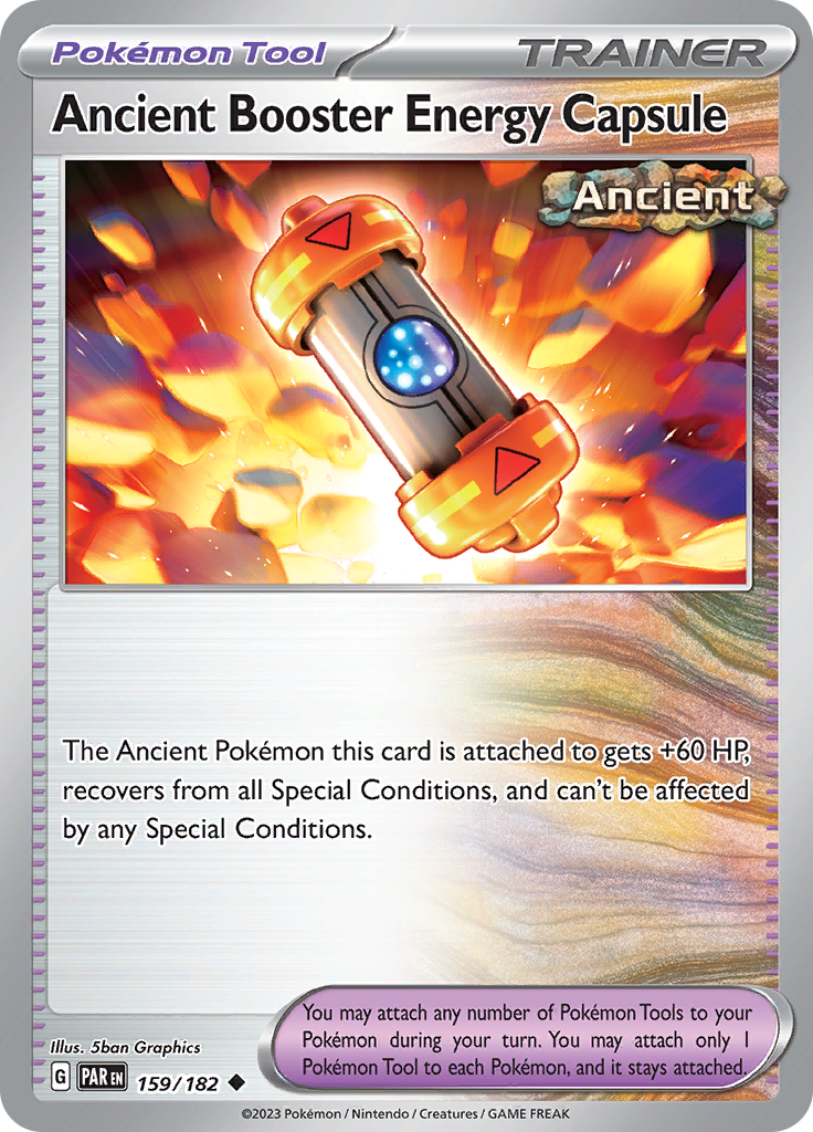 Ancient Booster Energy Capsule (159/182) [Scarlet & Violet: Paradox Rift] | Chromatic Games