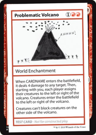 Problematic Volcano (2021 Edition) [Mystery Booster Playtest Cards] | Chromatic Games