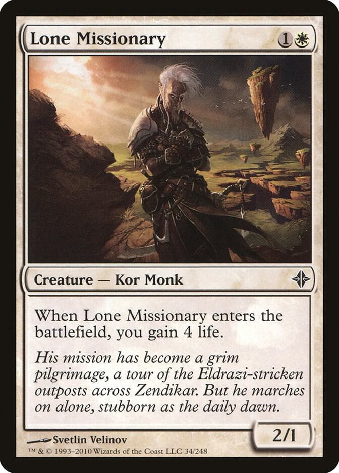 Lone Missionary 34/248 (Rise of the Eldrazi)  | Chromatic Games