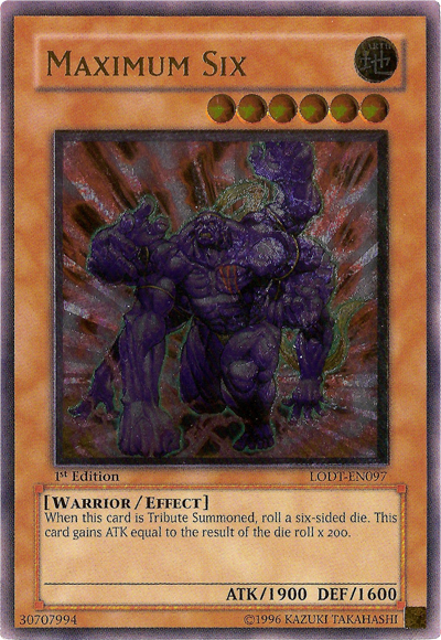Maximum Six [LODT-EN097] Ultimate Rare | Chromatic Games