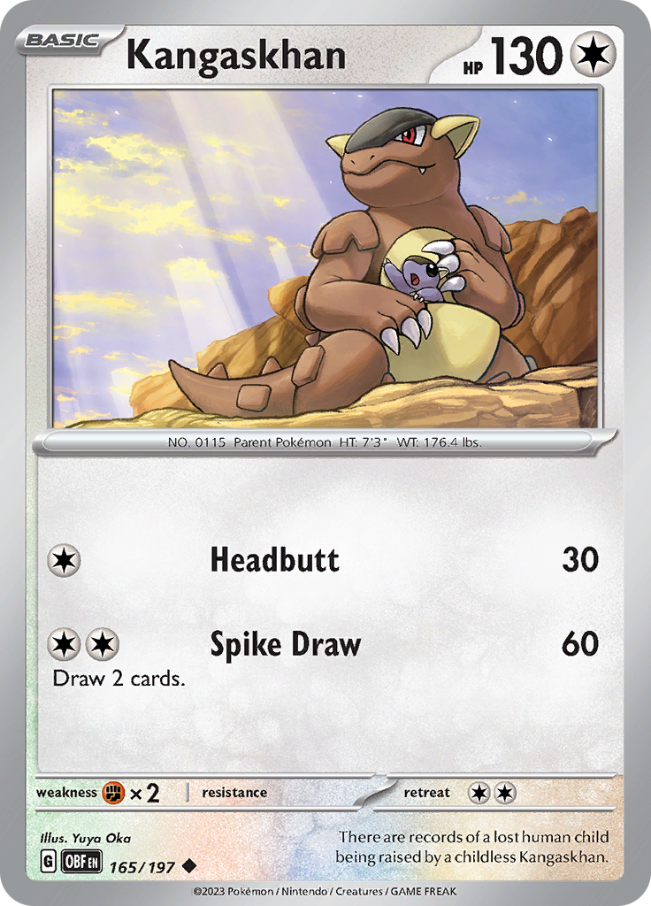 Kangaskhan (165/197) [Scarlet & Violet: Obsidian Flames] | Chromatic Games