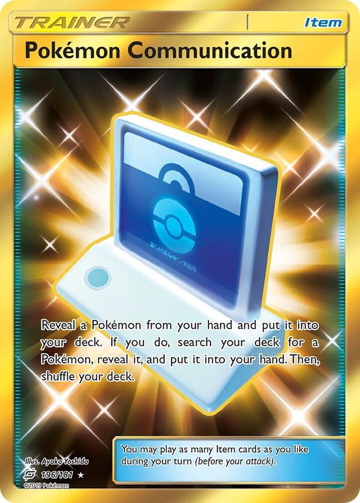 Pokemon Communication 196/181 (SM - Team Up)  - Holofoil | Chromatic Games