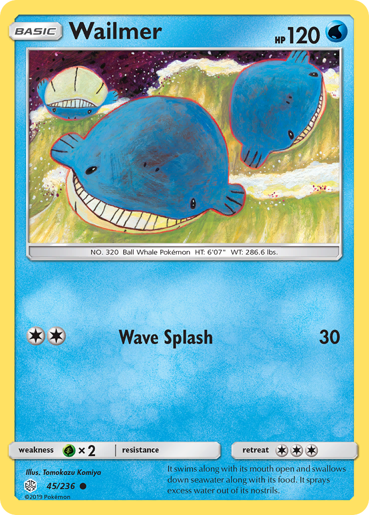 Wailmer (45/236) [Sun & Moon: Cosmic Eclipse] | Chromatic Games