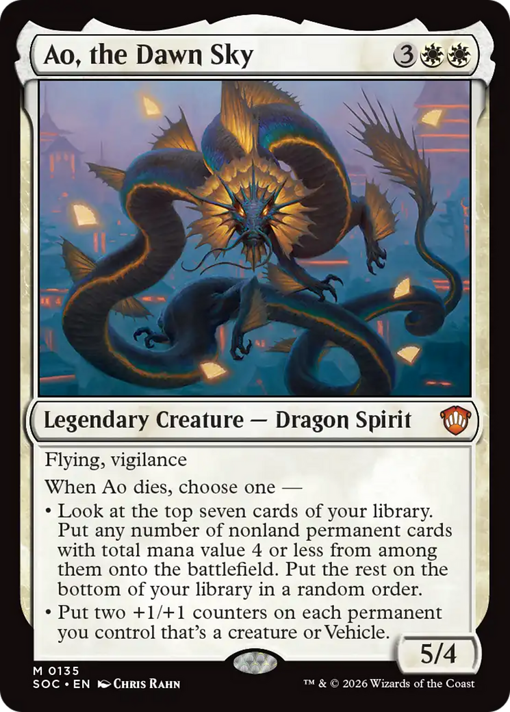 Ao, the Dawn Sky [Secrets of Strixhaven Commander] | Chromatic Games