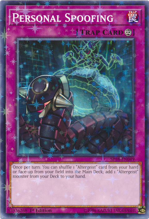 Personal Spoofing [SP18-EN049] Starfoil Rare | Chromatic Games