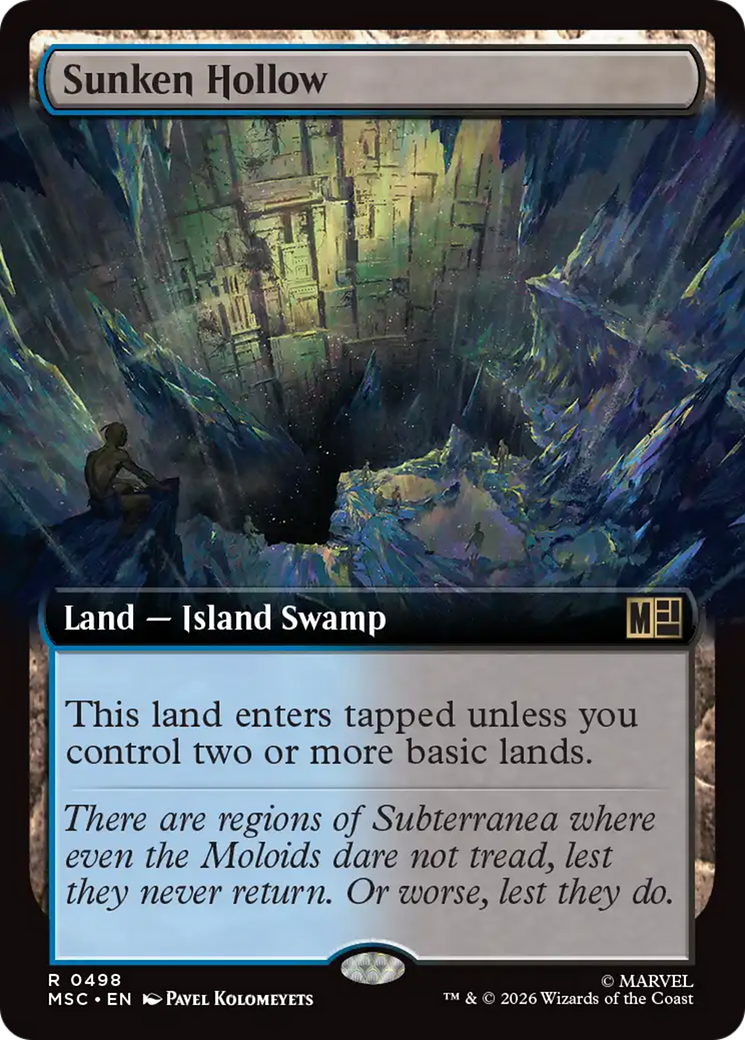 Sunken Hollow (Extended Art) [Marvel Super Heroes Commander] | Chromatic Games