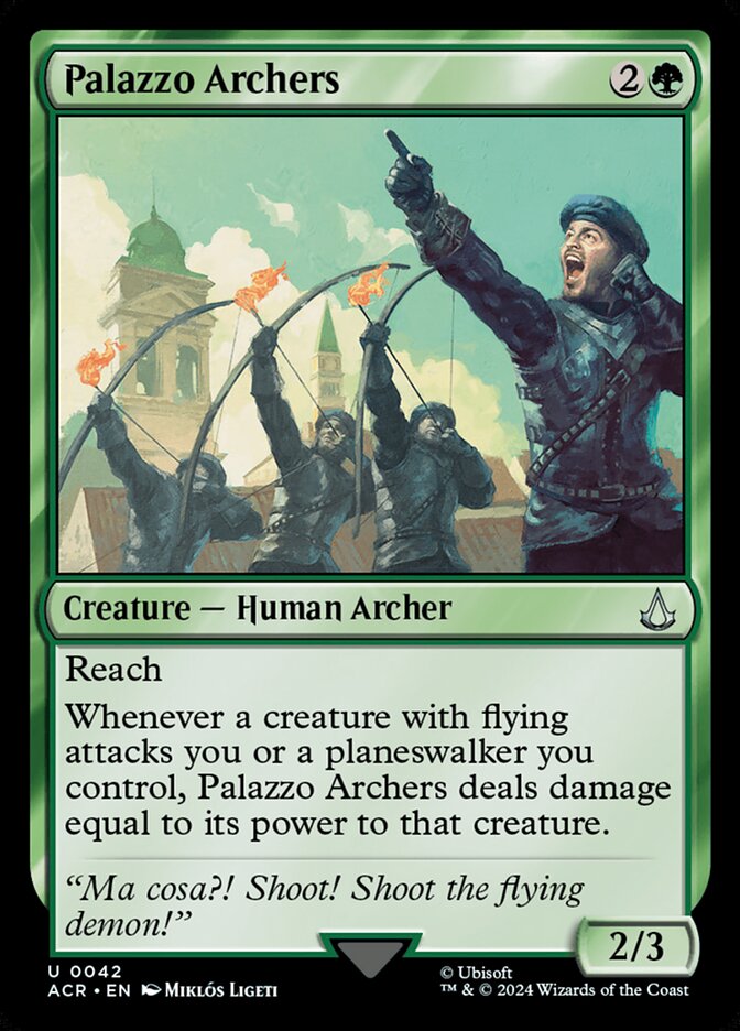 Palazzo Archers 42/110 (Universes Beyond: Assassin's Creed)  - Foil | Chromatic Games