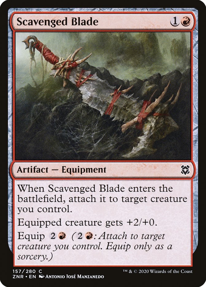 Scavenged Blade 157/280 (Zendikar Rising)  | Chromatic Games