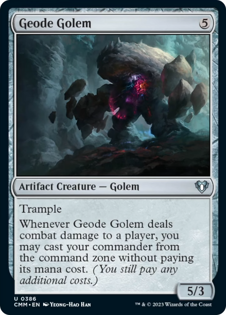 Geode Golem [Commander Masters] | Chromatic Games