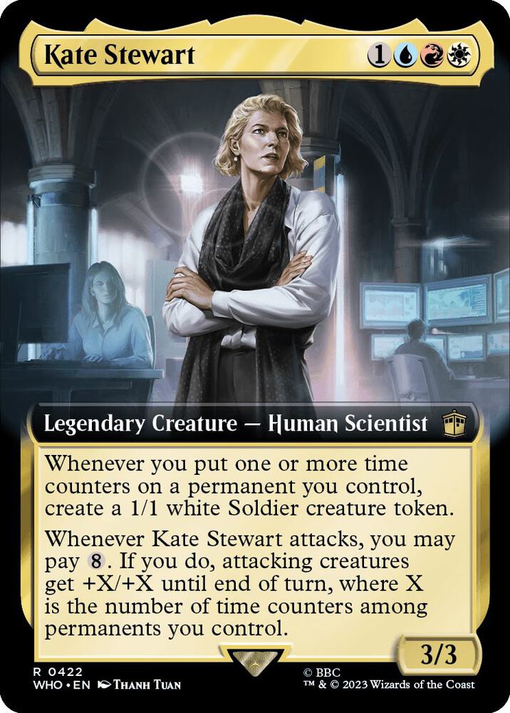 Kate Stewart 422/331 (Universes Beyond: Doctor Who)  - Extended Art Foil | Chromatic Games