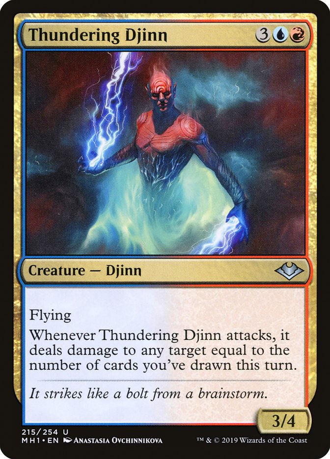 Thundering Djinn [Modern Horizons] | Chromatic Games