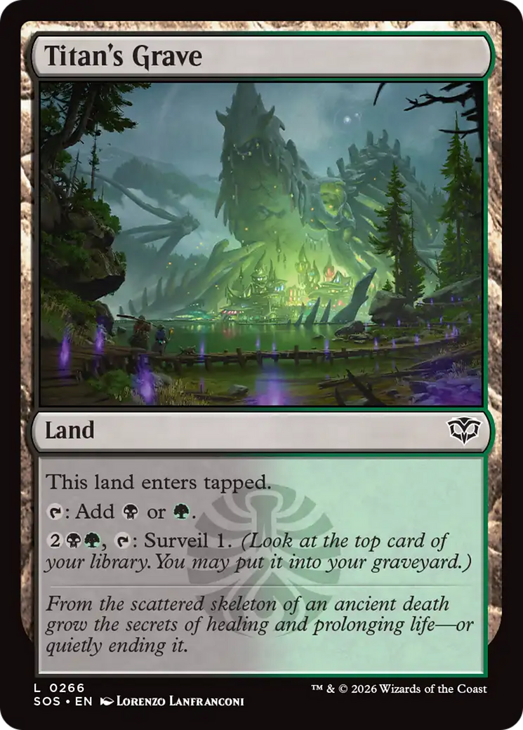 Titan's Grave [Secrets of Strixhaven] | Chromatic Games
