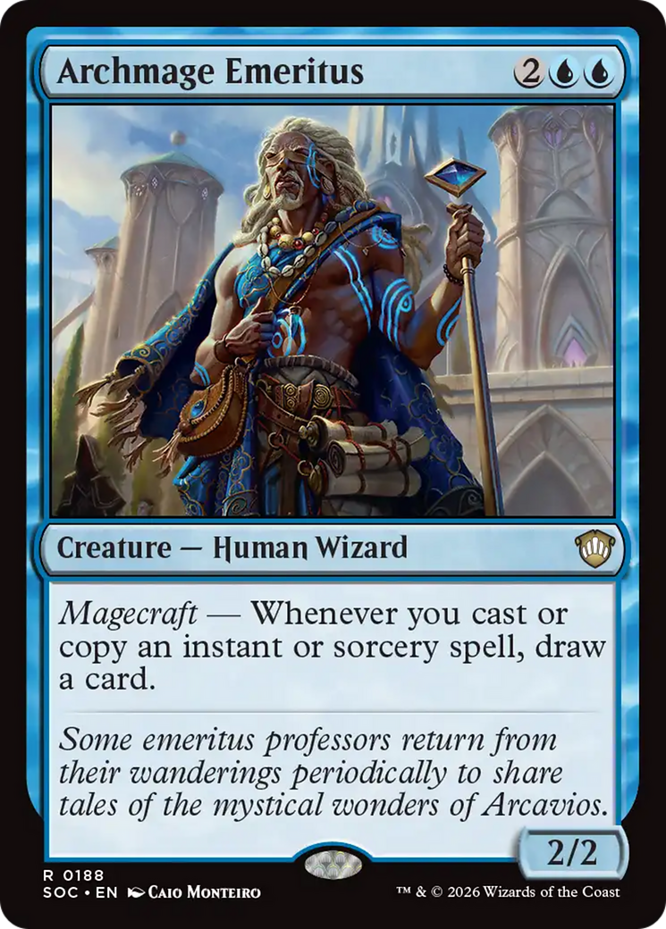 Archmage Emeritus [Secrets of Strixhaven Commander] | Chromatic Games