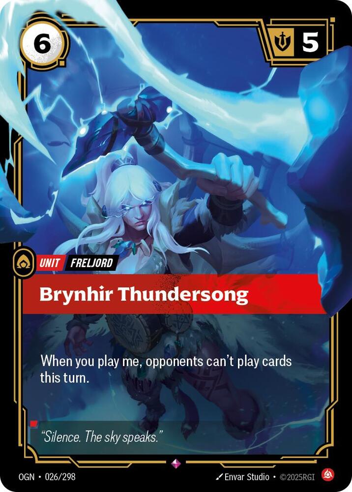 Brynhir Thundersong 026/298 (Origins)  - Foil | Chromatic Games