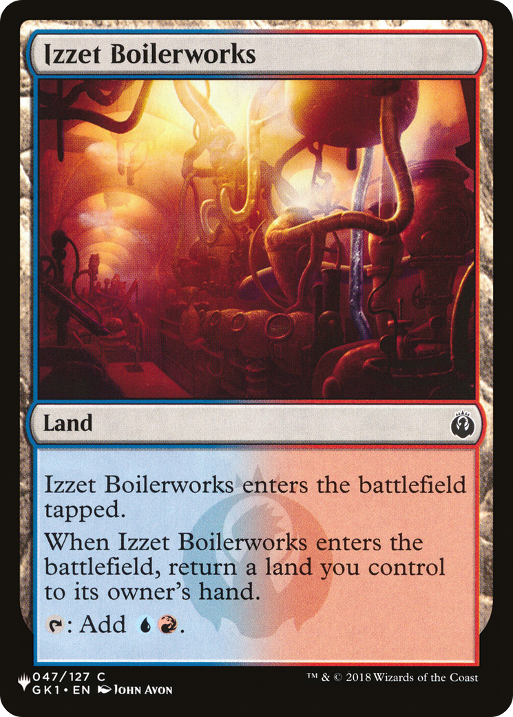 Izzet Boilerworks (GK1) [The List Reprints] | Chromatic Games